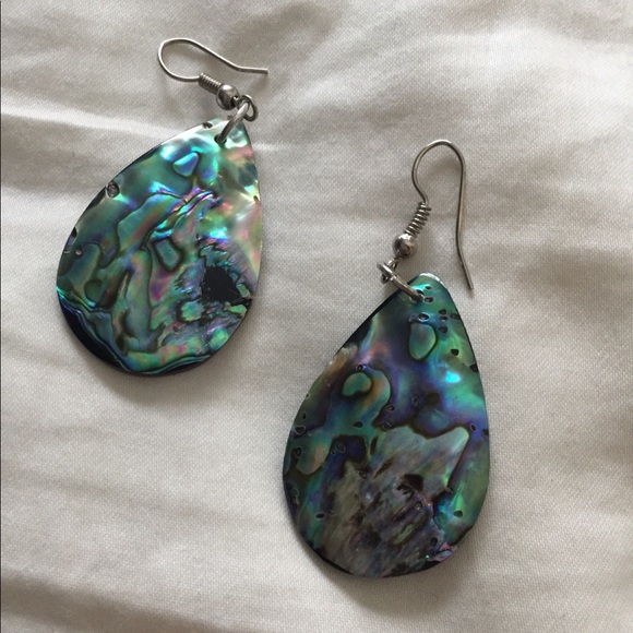 handmade Jewelry - Gorgeous goddess tear abalone classic earrings